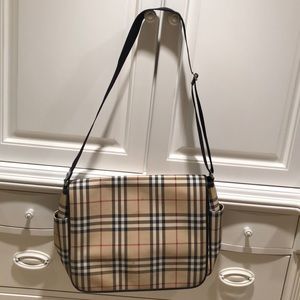 Burberry diaper bag